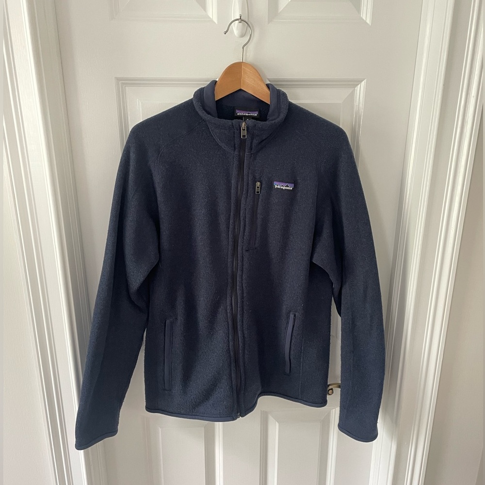 Patagonia Men’s Zip-Up Fleece Navy Blue